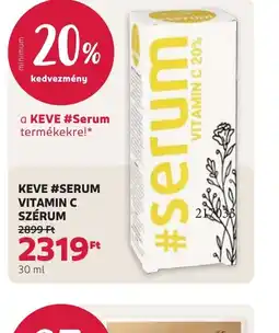 Rossmann KEVE #SERUM VITAMIN C SZÉRUM ajánlat