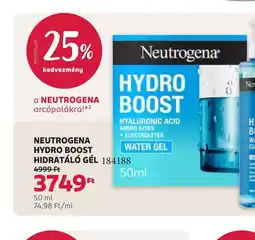 Rossmann NEUTROGENA HYDRO BOOST HIDRATÁL GÉL ajánlat