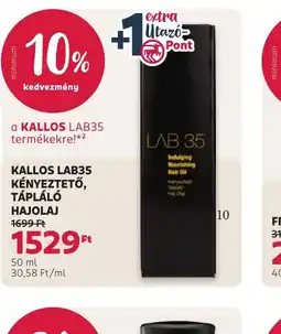 Rossmann KALLOS LAB35 HAJOLAJ ajánlat