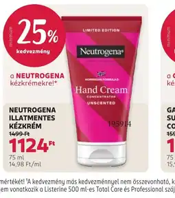 Rossmann NEUTROGENA KÉZKRÉM ajánlat