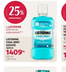 Rossmann LISTERINE COOL MINT SZÁJVIZ ajánlat