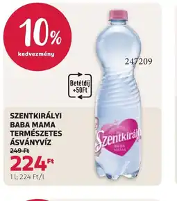 Rossmann SZENTKIRÁLYI BABA MAMA ÁSVÁNYVÍZ ajánlat