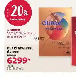 Rossmann DUREX REAL FEEL VSZER ajánlat