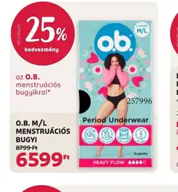 Rossmann O.B. M/L MENSTRUÁCIS BUGYI ajánlat