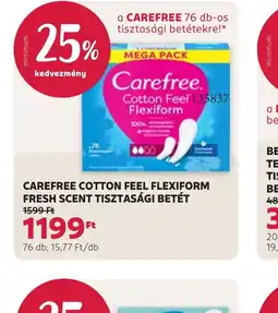 Rossmann CAREFREE TISZTASÁGI BETÉT ajánlat