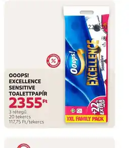 Rossmann OOOPS! EXCELLENCE TOALETTPAPÍR ajánlat