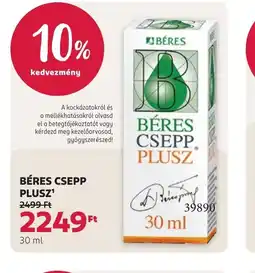 Rossmann BÉRES CSEPP PLUSZ ajánlat