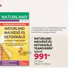 Rossmann NATURLAND MÁJVÉDŐ ÉS DETOXIKÁL ajánlat