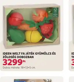 Rossmann IDEEN WELT FA JÁTÉK GYÜMÖLCS ÉS ZÖLDSÉG DOBOZBAN ajánlat