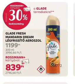 Rossmann GLADE LÉGFRISSÍTŐ ajánlat
