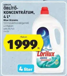 ALDI LORILUX ÖBLÍTŐ-KONCENTRÁTUM, 4 L ajánlat