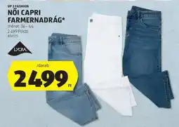 ALDI NŐI CAPRI FARMERNADRÁG ajánlat