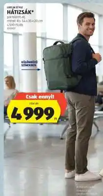 ALDI Hátizsák ajánlat