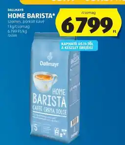 ALDI Dallmayr Home Barista ajánlat