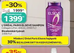 Auchan L'ORÉAL PARIS ELSEVE SAMPON ajánlat