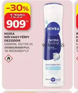 Auchan NIVEA NŐI VAGY FÉRFI DEZODOR ajánlat