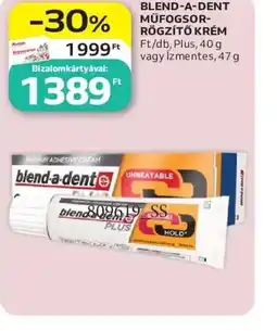 Auchan BLEND-A-DENT MŰFOGSOR-RÖGZÍTŐ KRÉM ajánlat