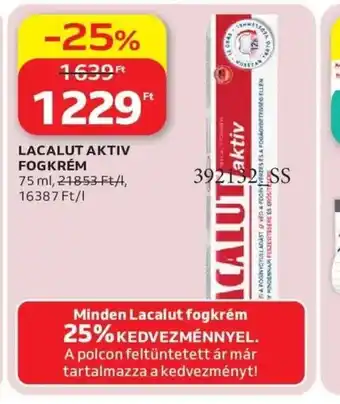 Auchan LACALUT AKTIV FOGKRÉM ajánlat