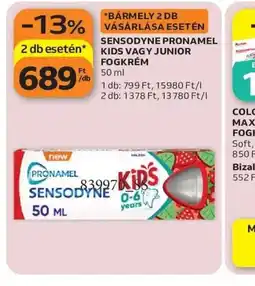 Auchan SENSODYNE PRONAMEL FOGKRÉM ajánlat
