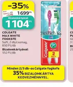 Auchan COLGATE MAX WHITE FOGKEFE ajánlat
