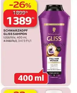 Auchan SCHWARZKOPF GLISS SAMPON ajánlat