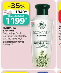 Auchan HERBÁRIA ROZMARING SAMPON ajánlat