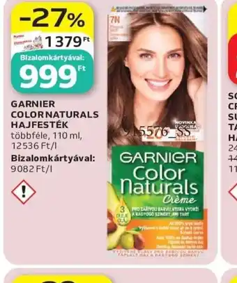 Auchan GARNIER COLOR NATURALS HAJFESTÉK ajánlat