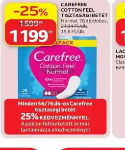 Auchan CAREFREE COTTON FEEL TISZTASÁGI BETÉT ajánlat