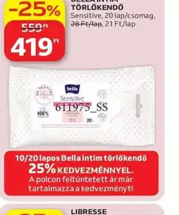 Auchan BELLA INTIM TÖRLŐKENDŐ ajánlat
