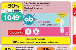 Auchan O.B. ORIGINAL TAMPON ajánlat