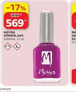 Auchan MOYRA KÖRÖMLAKK ajánlat