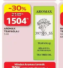 Auchan AROMAX TEAFAOLAJ ajánlat