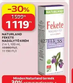Auchan NATURLAND FEKETE NADÁLYTŐ KRÉM ajánlat
