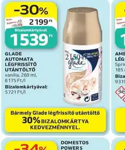 Auchan GLADE AUTOMATA LÉGFRISSÍTŐ ajánlat