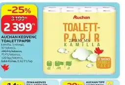 Auchan AUCHAN TOALETTPAPÍR ajánlat