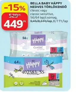 Auchan BELLA BABY HAPPY TÖRLŐKENDŐ ajánlat