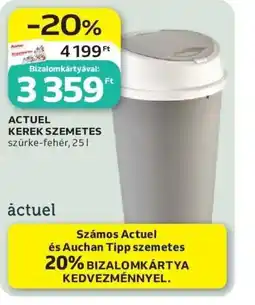 Auchan ACTUEL KEREK SZEMETES ajánlat