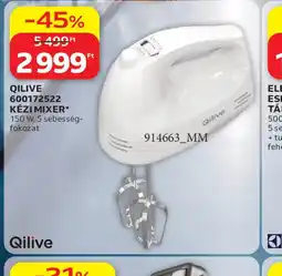 Auchan QILIVE KÉZI MIXER ajánlat
