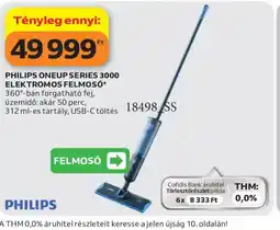 Auchan PHILIPS ONEUP SERIES 3000 ELEKTROMOS FELMOS ajánlat