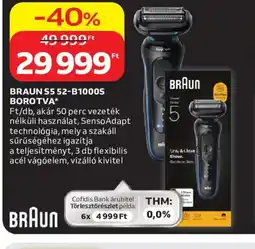 Auchan BRAUN S5 52-B1000S BOROTVA ajánlat