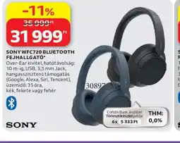 Auchan SONY WFC720 BLUETOOTH FEJHALLGAT ajánlat
