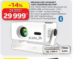 Auchan IRRADIO VDP-IR SMART VIDEOPROJEKTOR ajánlat
