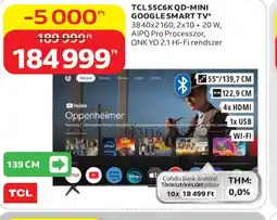Auchan TCL 55C6K QD-MINI GOOGLESMART TV ajánlat