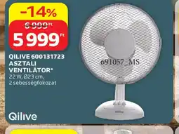 Auchan QILIVE ASZTALI VENTILÁTOR ajánlat