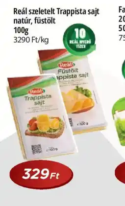 Real Reál szeletelt Trappista sajt ajánlat