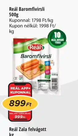 Real Reál Baromfivirsli ajánlat