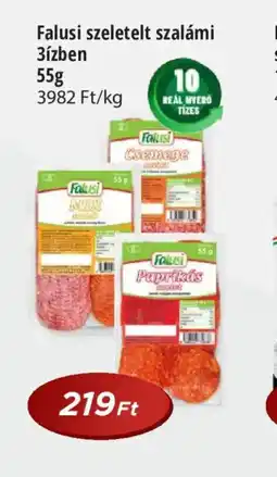 Real Falusi szeletelt szalámi ajánlat