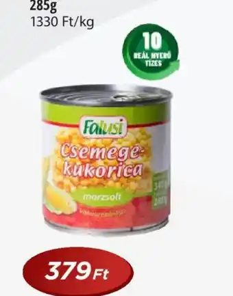 Real Falusi csemegekukorica ajánlat