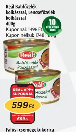 Real Reál Főzelék ajánlat