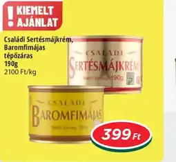 Real Családi Sertésmájkrém, Baromfimájas ajánlat